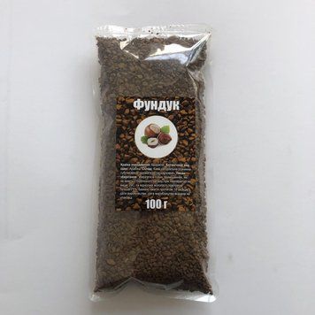 Кофе растворимый с ароматом Фундук 100 г сублимированный 0576 фото