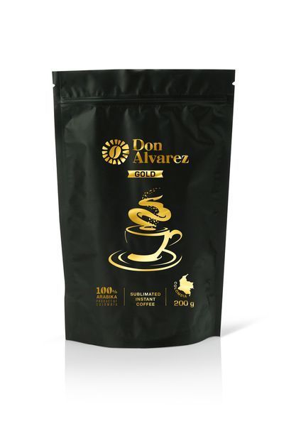 Don Alvarez Gold 200 г Колумбія кава розчинна сублімована 0007 фото