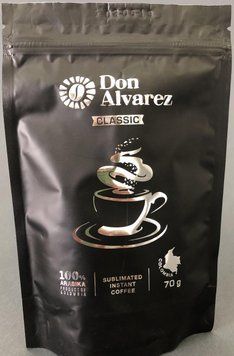 Don Alvarez Classic 70 г Колумбія кава розчинна сублімована 0004 фото
