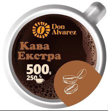 Don Alvarez Екста 500 г кава розчинна сублімована 1043 фото