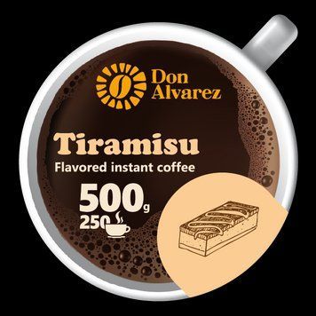 Don Alvarez Кофе растворимый с ароматом Тирамису 500 г сублимированный 0018 фото