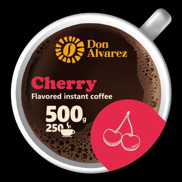 Don Alvarez Кофе растворимый с ароматом Вишни 500 г сублимированный 0011 фото