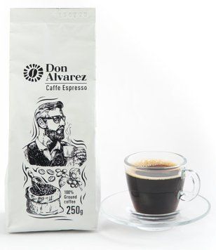 Don Alvarez Caffe Espresso мелена кава 250 г 100 % Арабіка 0033 фото