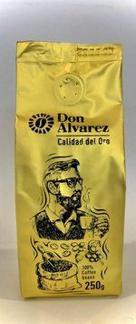 Don Alvarez Calidad del Oro зерновой кофе 250 г 70 % Арабика / 30% Робуста 0567 фото